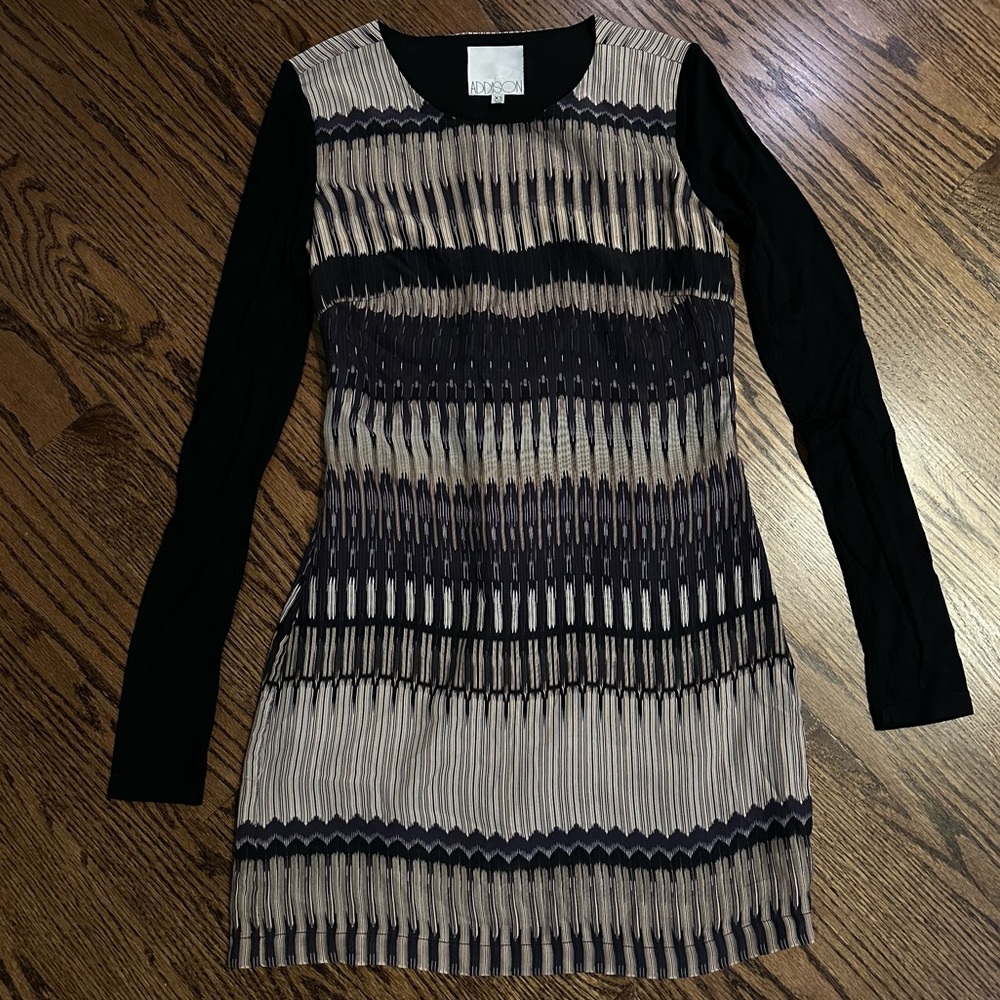 Addison print mini dress